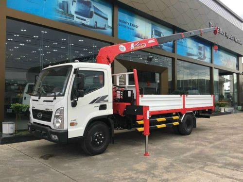 Hyundai Ex8l – Thùng Lửng Gắn Cẩu Unic Ur-V344